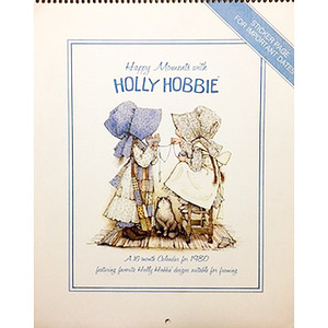 쉐비앤하비,RARE_A 1979~80 Holly Hobbie 16 Month Calendar,[상품검색어],[상품상세설명]